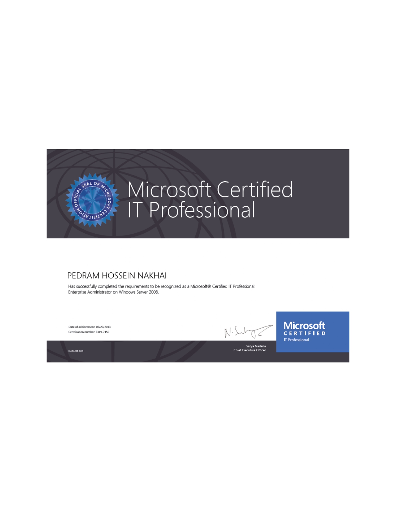 Certificate 13