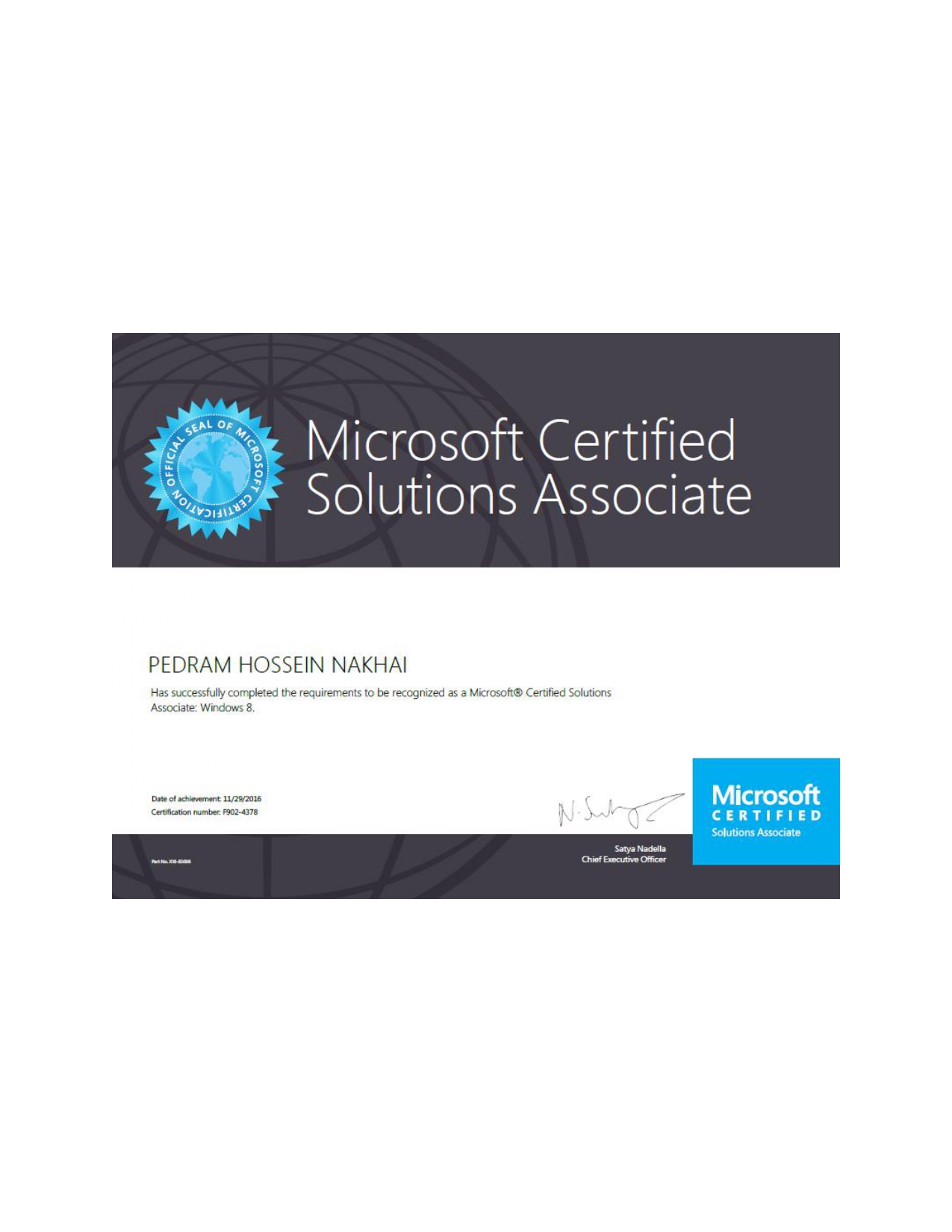 Certificate 9